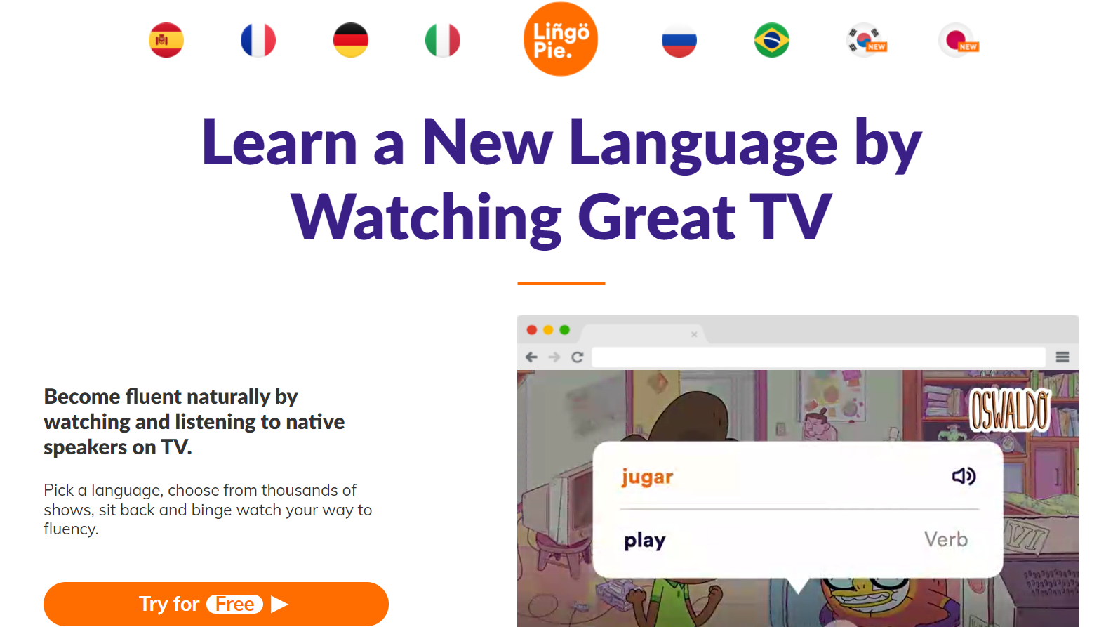 Lingopie Review Updated 2024 Revisit Learn Spanish with James